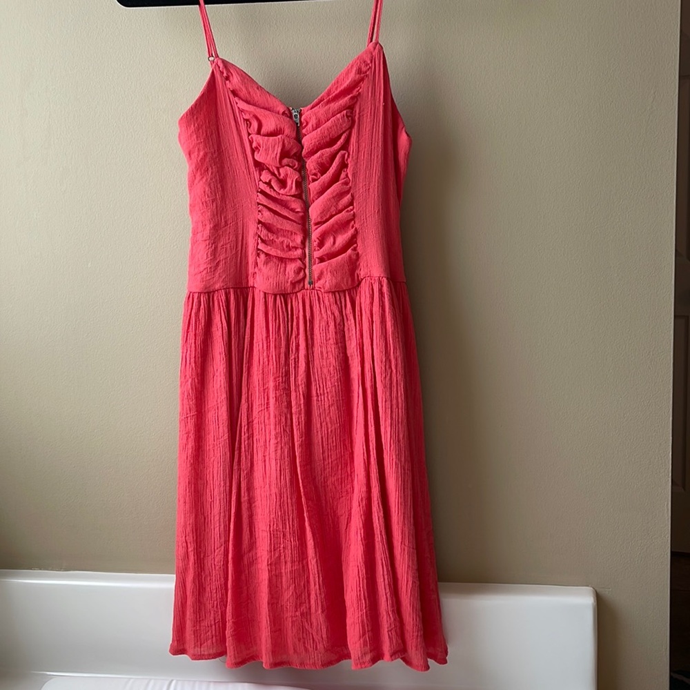 Coral Exhilaration dress